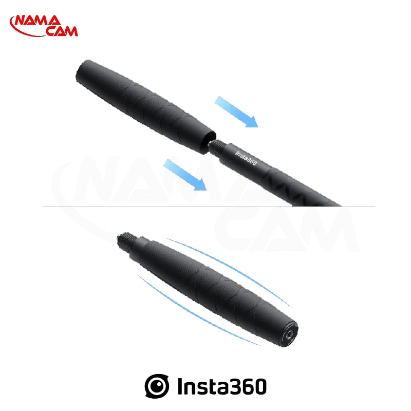 مونوپاد محوشونده 85cm اینستا360 - 85cm Invisible Selfie Stick/نماکم