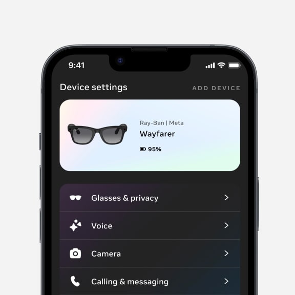 عینک هوشمند ری‌بن متا WAYFARER/نماکم