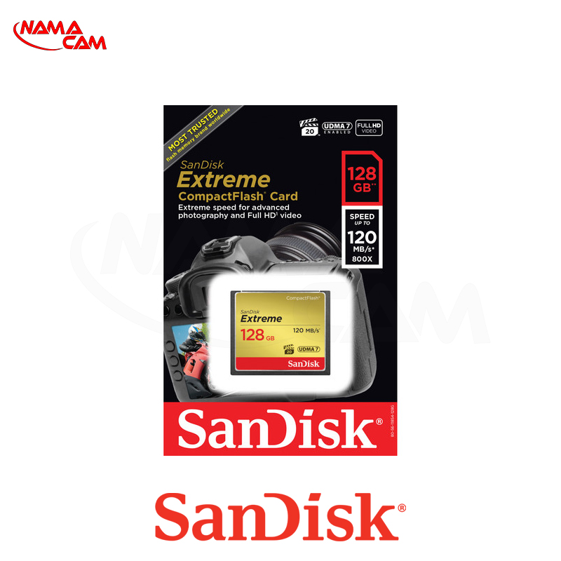 کارت حافظه CompactFlash سن دیسک 128 گیگابایت اکستریم پرو /نماکم