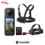 کیت سواری Insta360 X4 + کارت حافظه 128 گیگابایت/نماکم