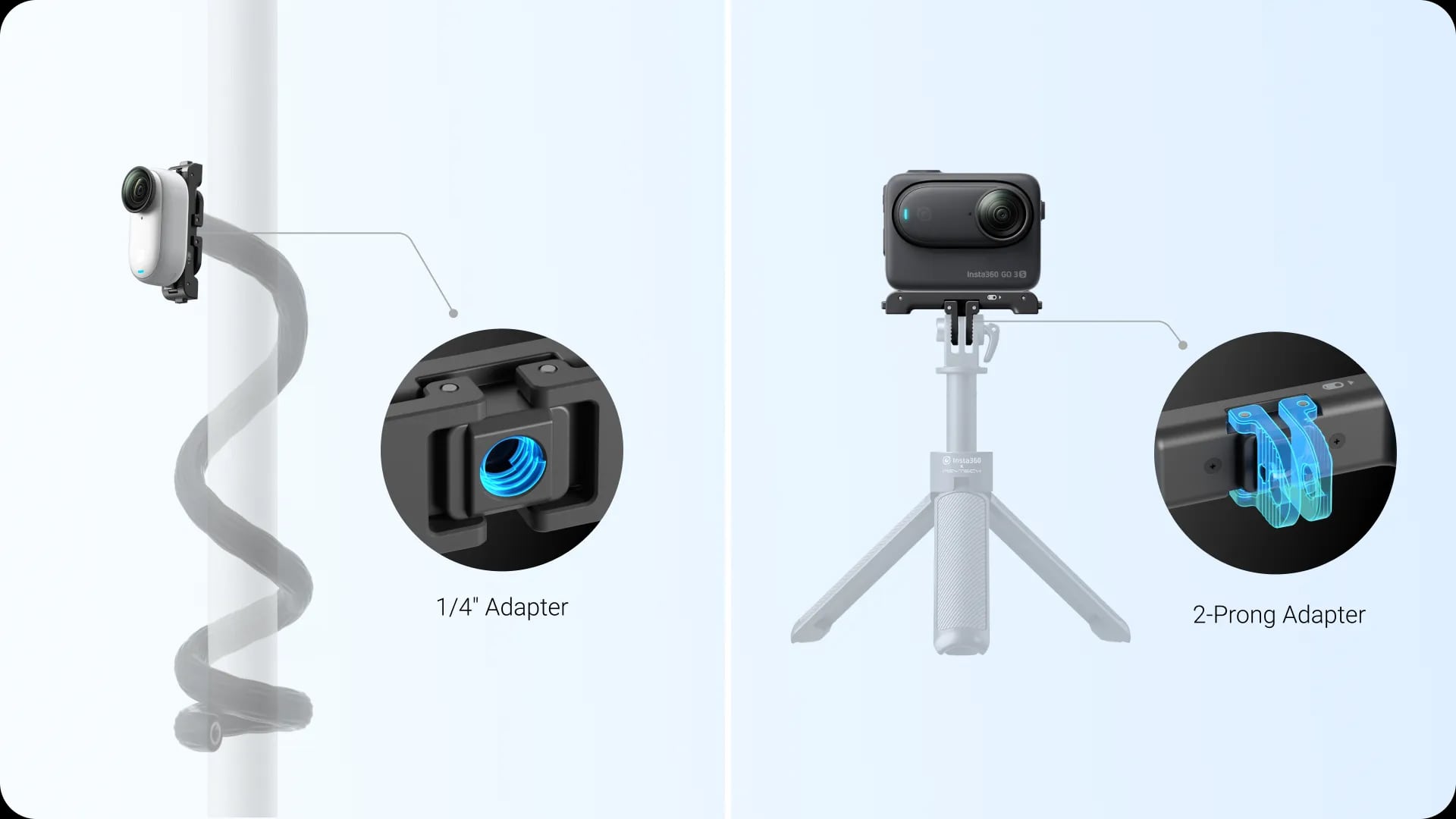 Insta360 GO 3S Quick Release Mount/نماکم