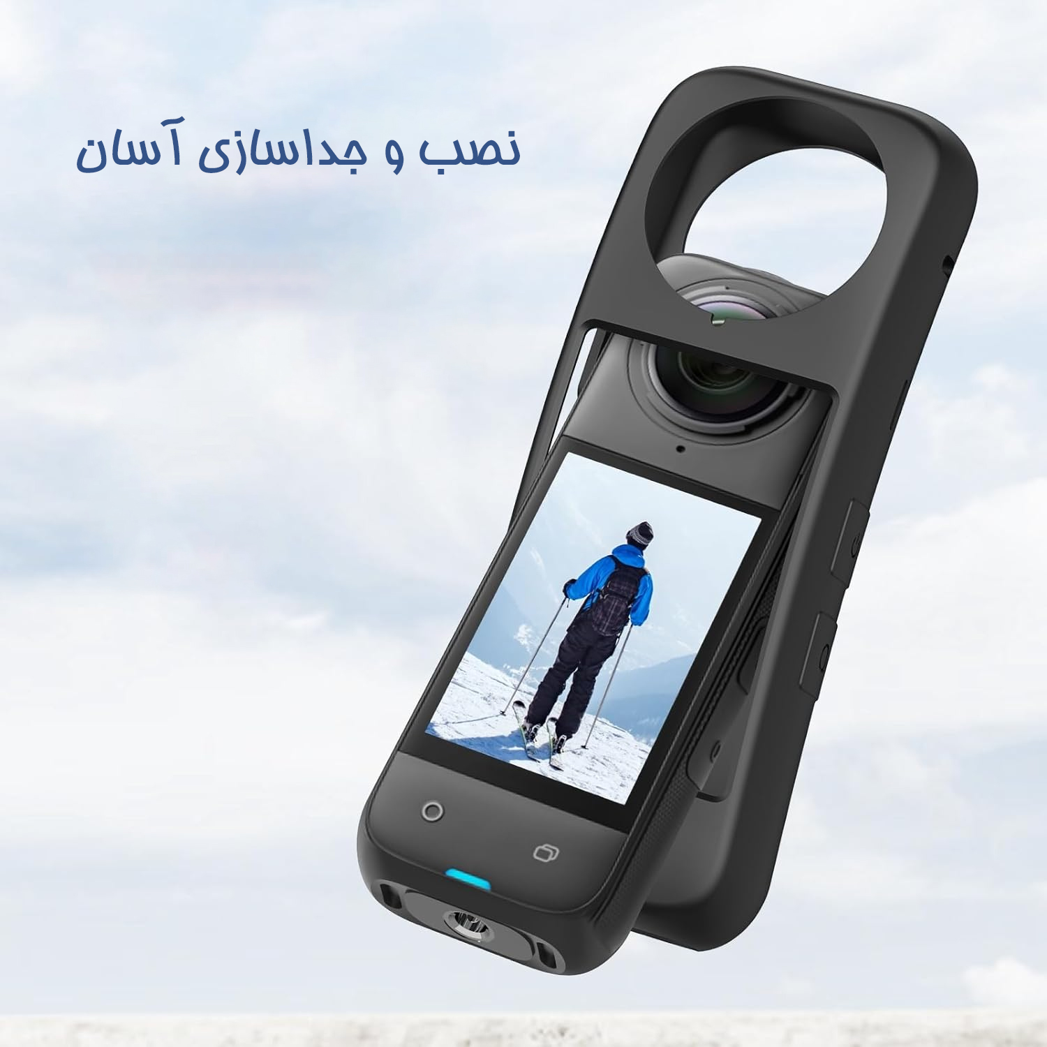 کاور سیلیکونی ژله ای اینستا360/نماکم
