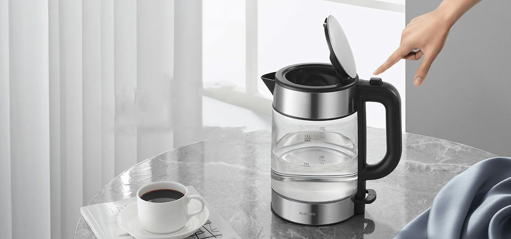 کتری برقی شیائومی مدل Xiaomi Electric Glass Kettle/نماکم