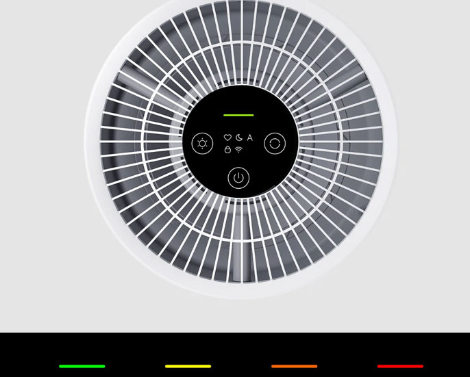 دستگاه تصفیه هوا شیائومی مدل Xiaomi Smart Air Purifier 4 Compact/نماکم