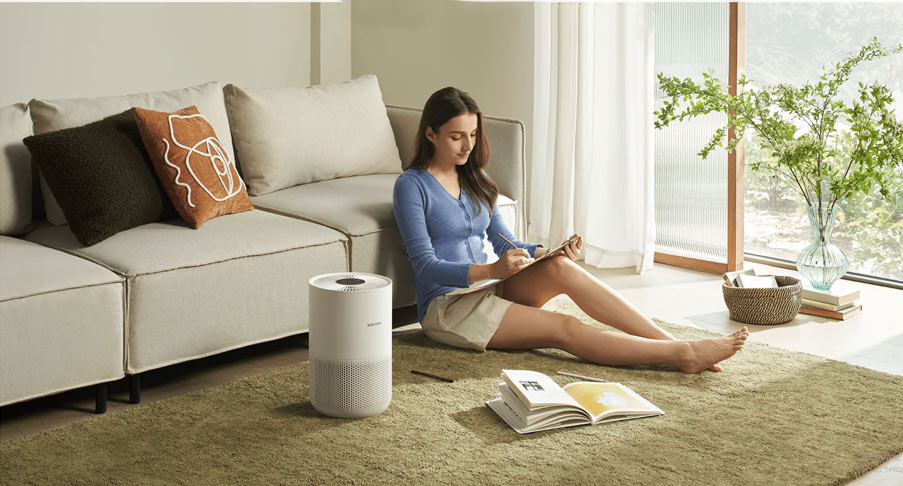 دستگاه تصفیه هوا شیائومی مدل Xiaomi Smart Air Purifier 4 Compact/نماکم