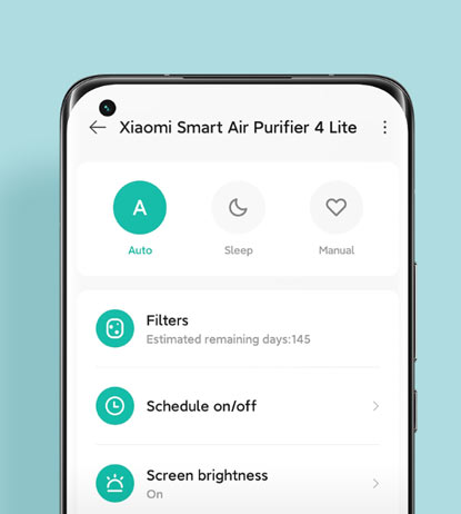 دستگاه تصفیه هوا شیائومی مدل Xiaomi Smart Air Purifier 4 Lite/نماکم
