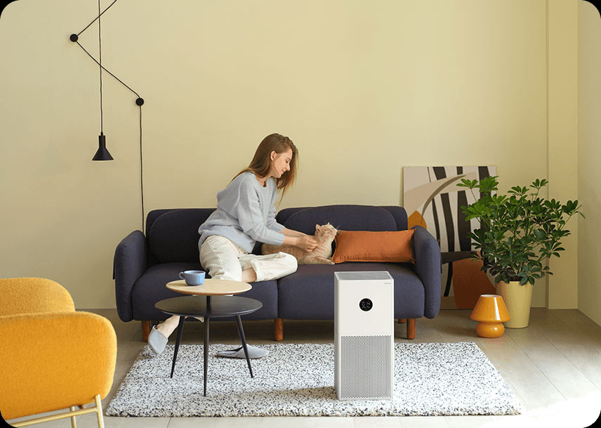 دستگاه تصفیه هوا شیائومی مدل Xiaomi Smart Air Purifier 4 Lite/نماکم