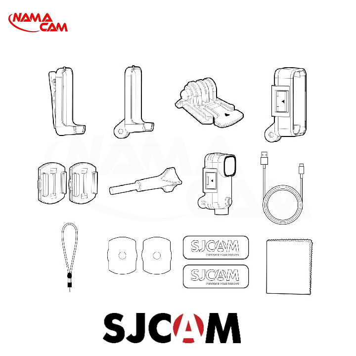 SJCAM C300 4K Dual Touchscreen Action Camera/نماکم