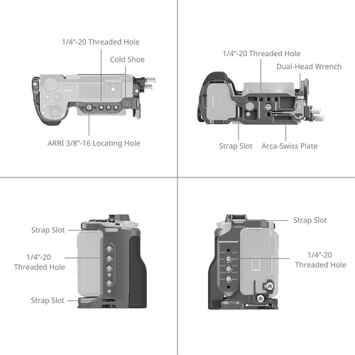 کیج دوربین اسمال ریگ برای دوربین‌ سونی ZV-E10 II/نماکم