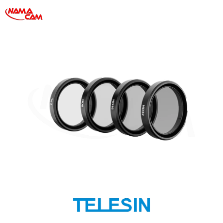 پک 4 تایی فیلتر اسمو اکشن 4 و 3 - CPL،ND8،16،32 - تلسین - Lens Filters Set for DJI Action 3/4/نماکم