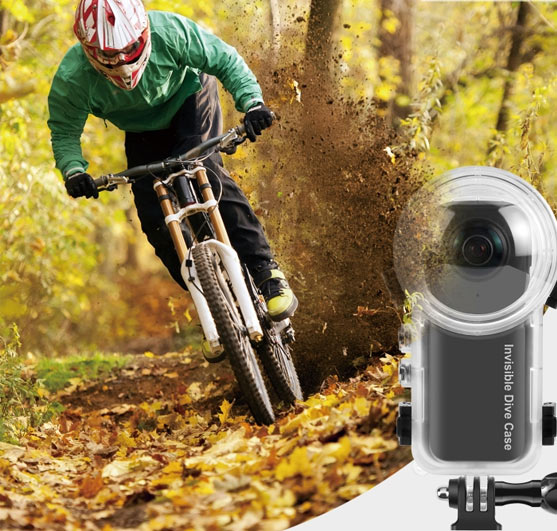 قاب ضد آب اینستا360 ایکس4 X4 - پلوز - PULUZ 50m Waterproof Diving Case Insta360 X4/نماکم