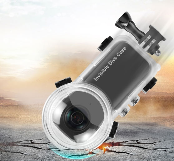 قاب ضد آب اینستا360 ایکس4 X4 - پلوز - PULUZ 50m Waterproof Diving Case Insta360 X4/نماکم