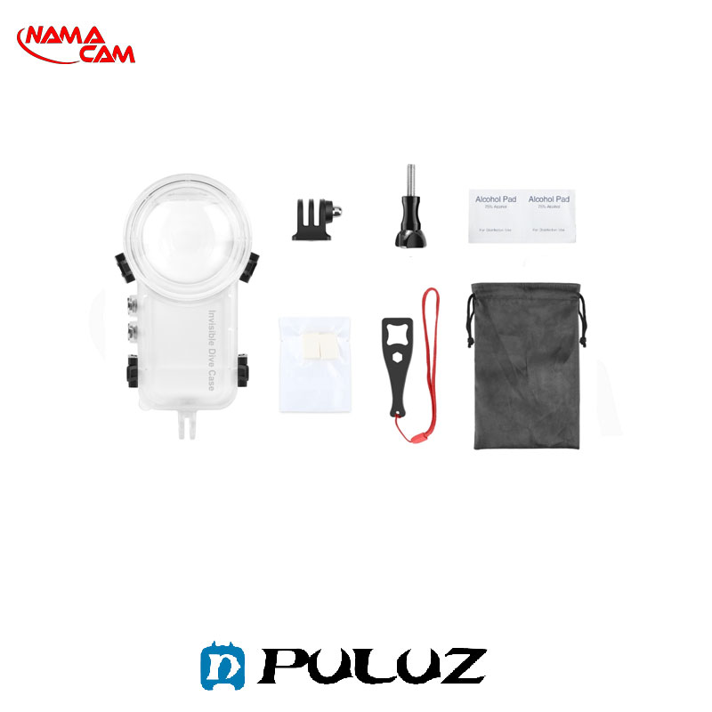 قاب ضد آب اینستا360 ایکس4 X4 - پلوز - PULUZ 50m Waterproof Diving Case Insta360 X4/نماکم