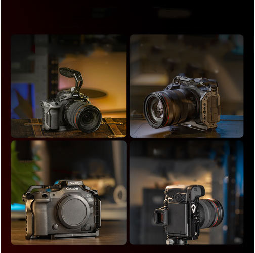 کیج دوربین اسمال ریگ همراه با دسته بالایی برای دوربین‌ سونی Canon EOS R5 II/نماکم