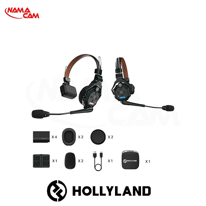 هدست وایرلس 2 تایی هالی‌لند پرو Hollyland Solidcom C1 Pro-2S /نماکم