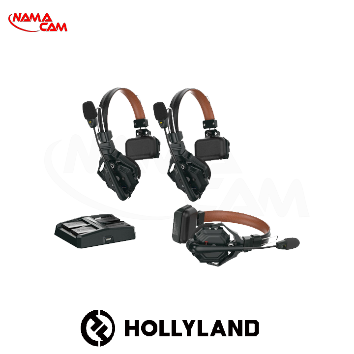 هدست وایرلس 3 تایی هالی‌لند پرو Hollyland Solidcom C1 Pro-3S /نماکم
