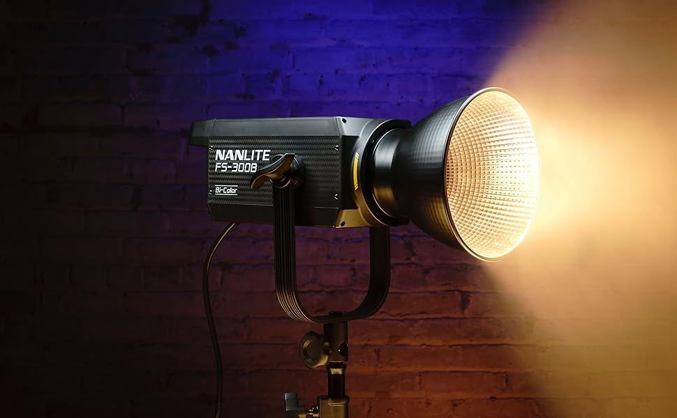 نور ثابت نانلایت Nanlite FS-300B Bi-Color/نماکم