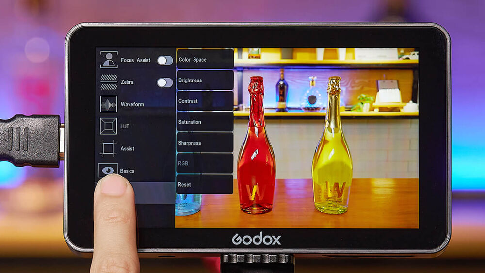 مانیتور و نمایشگر ۵.۵ اینچی لمسی 4K گودکس Godox GM6S/نماکم