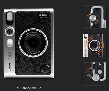 دوربین چاپ سریع فوجی اینستکس مینی اِوِ - FUJIFILM INSTAX MINI EVO/نماکم