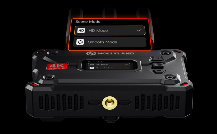 سیستم انتقال ویدیوی بی‌سیم هالی‌لند Hollyland Pyro S 4K HDMI/SDI/نماکم