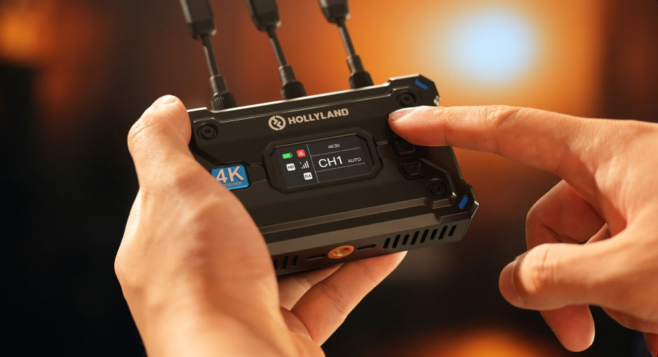سیستم انتقال ویدیوی بی‌سیم هالی‌لند Hollyland Pyro S 4K HDMI/SDI/نماکم