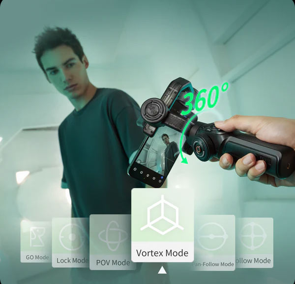 لرزشگیر گوشی ژیون اسموت 5اس هوشمند کیت پرو – SMOOTH 5S AI Pro/نماکم