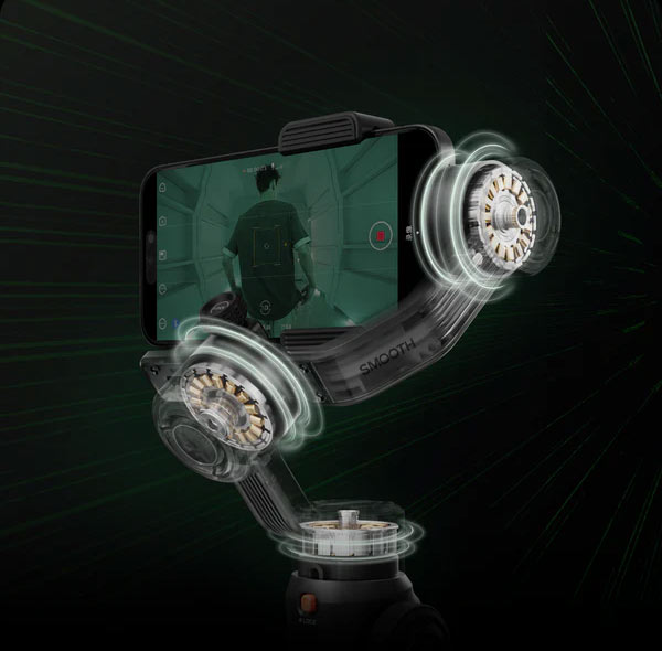 لرزشگیر گوشی ژیون اسموت 5اس هوشمند کیت پرو – SMOOTH 5S AI Pro/نماکم