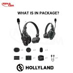هدست وایرلس 2 تایی هالی‌لند Hollyland Solidcom C1-2S/نماکم