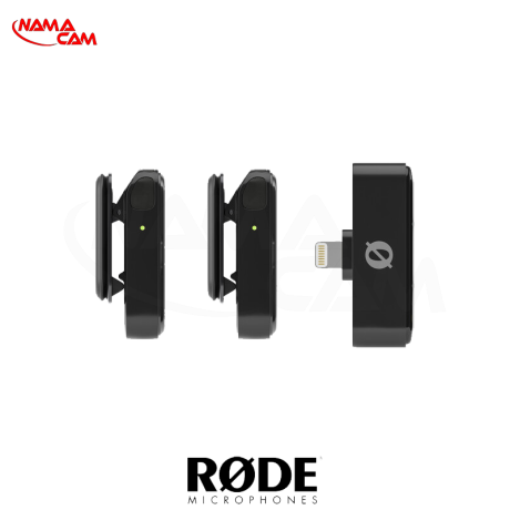 سیستم میکروفون بی‌سیم فوق فشرده 2 نفره RODE با رابط لایتنینگ Lightning/نماکم