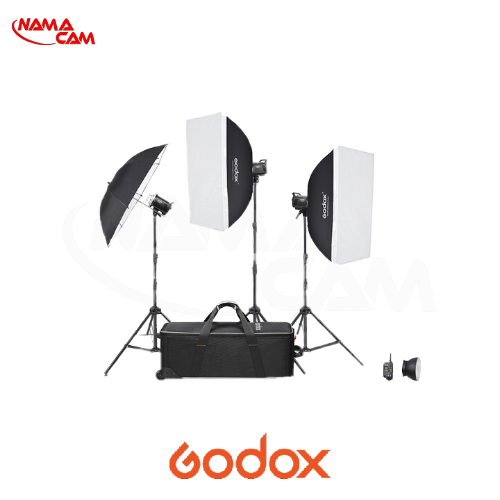 کیت سه‌تایی فلاش استودیویی مونولایت گودکس MS200-V/نماکم