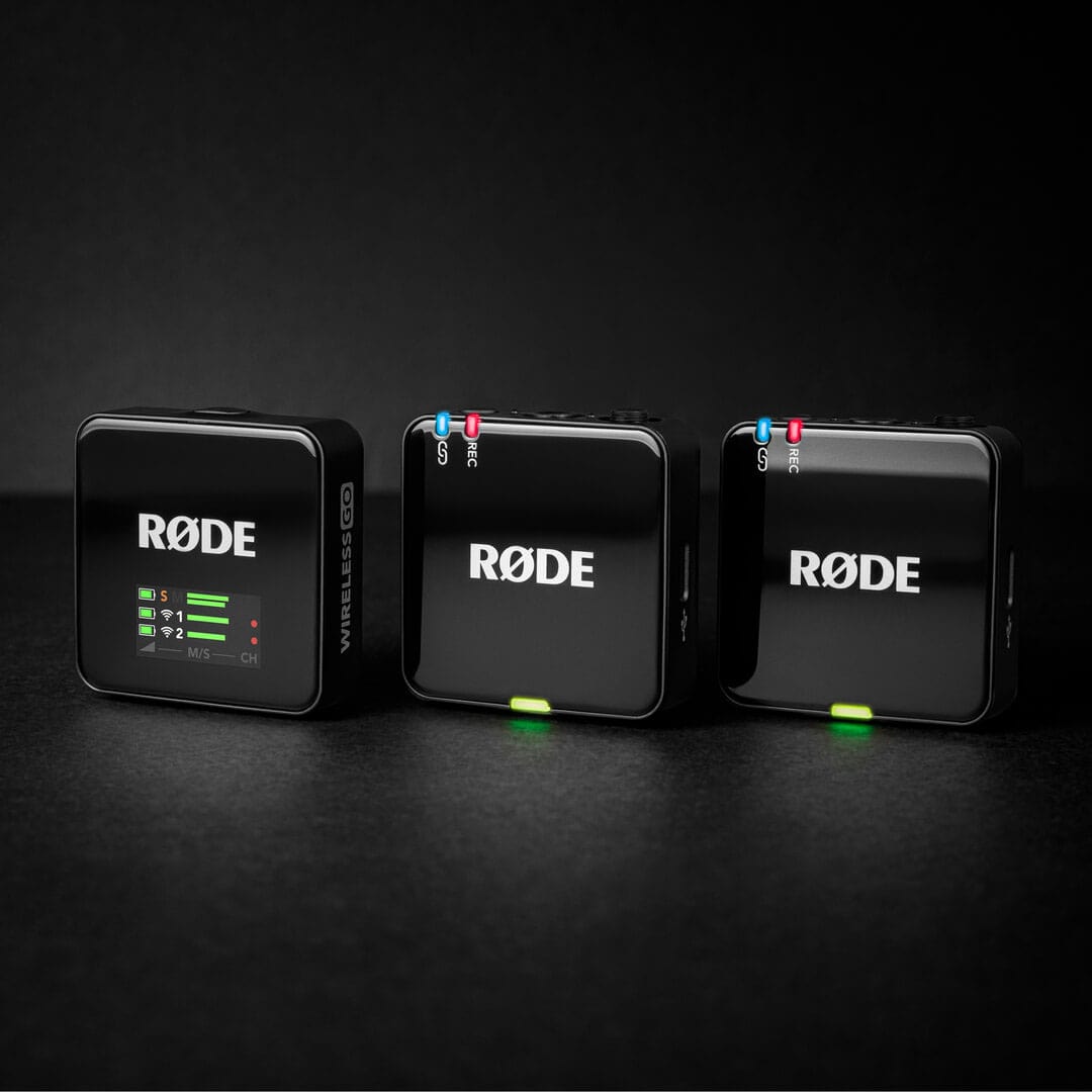 RODE Wireless GO III 2-Person Compact Digital Wireless Microphone System/Recorder (2.4 GHz)/نماکم