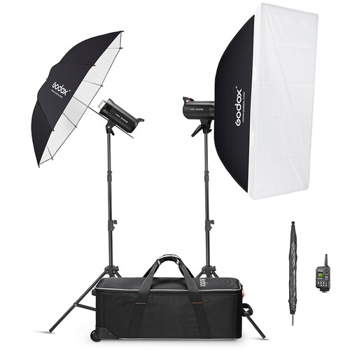 کیت دوتایی فلاش مونولایت گودکس SK400II-V/نماکم