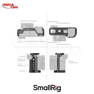 کیج اسمال‌ریگ برای دوربین سونی Sony a6500/a6400/a6300/a6100/نماکم