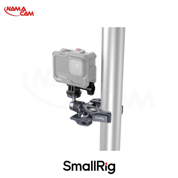 سوپر کلمپ اسمال ریگ همراه بال هد مخصوص دوربین های ورزشی - SmallRig Super Clamp 4102B/نماکم