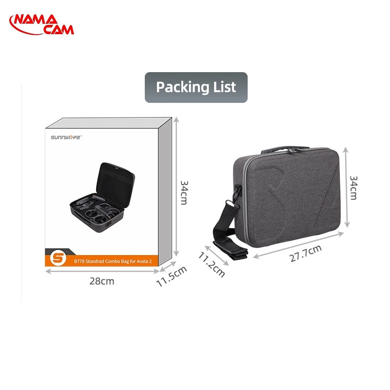 کیف DJI آواتا 2 کمبو - Bag Accessories for DJI Avata 2/نماکم