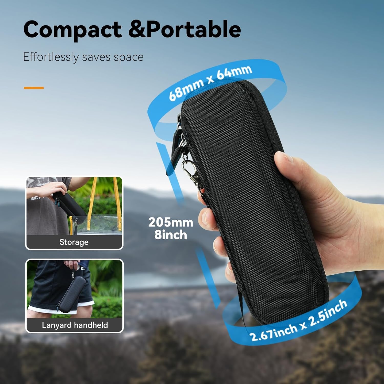 Telesin portable storage bag for Dji Pocket3/نماکم