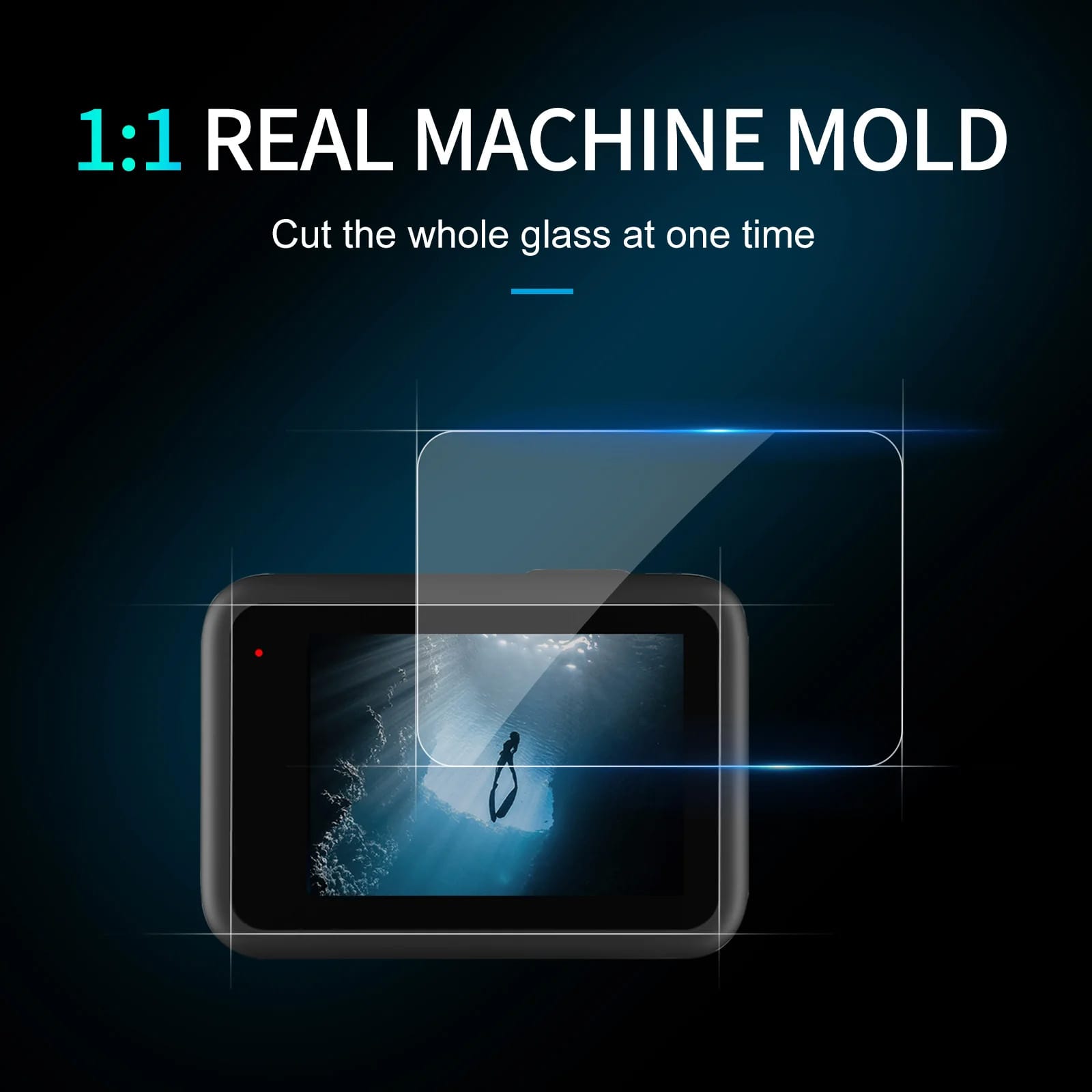 TELESIN 3 PcsTempered Glass/نماکم