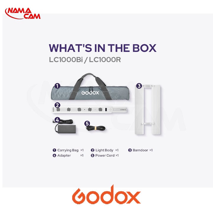 نور دو رنگ باتومی گودکس Godox LC1000/نماکم