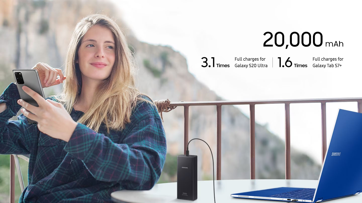 Samsung 25W Battery Pack 20,000mAh EB-P5300/نماکم