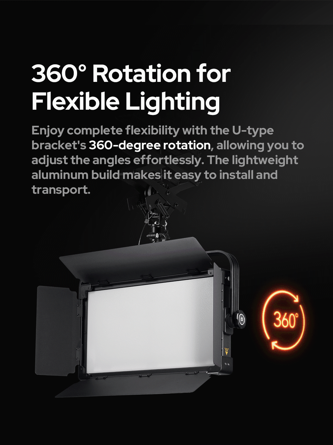 Godox P200Bi Bi-Color LED Light Panel/نماکم