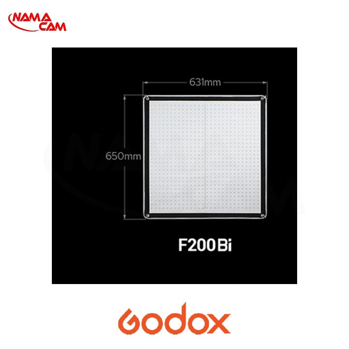 ویدئو لایت دو رنگ گودکس Godox KNOWLED F200Bi/نماکم
