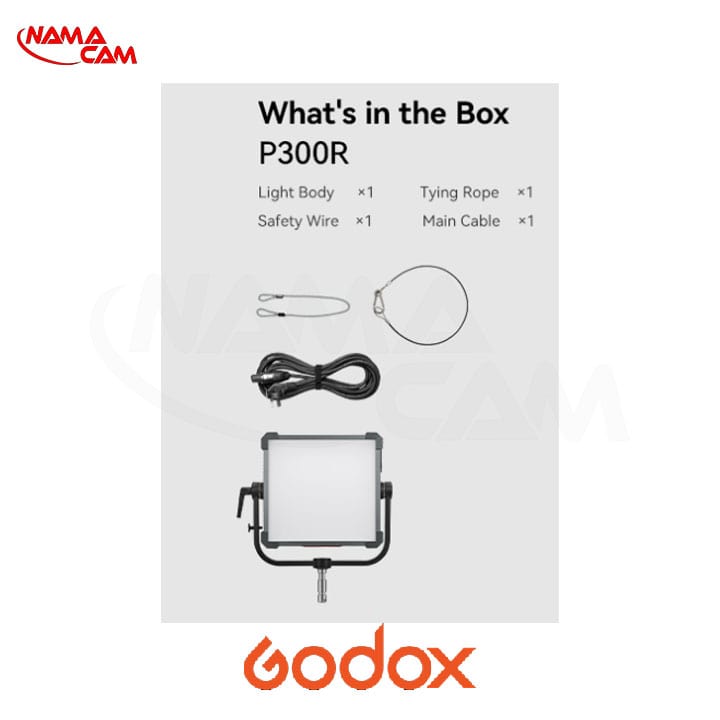 پنل نوری RGB گودکس Godox KNOWLED P300R/نماکم