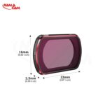 پک 4تایی فیلتر پاکت 3 مگنتی – ND16/ 32/ 64/ 256 – استار – Filter Set for DJI Pocket 3/نماکم