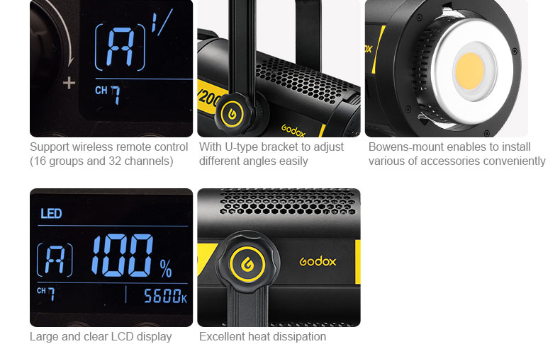 Godox FV200 High Speed Sync Flash/Daylight/نماکم