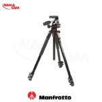 سه پایه مانفرتو MK190XPRO3-3W آلومنیومی همراه هد 3w/نماکم