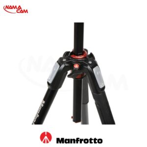 سه پایه مانفرتو MK190XPRO3-3W آلومنیومی همراه هد 3w/نماکم