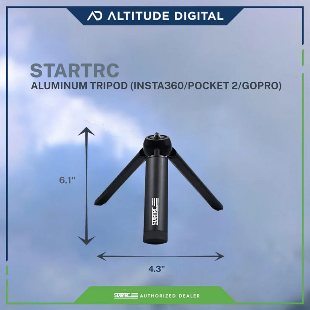 STARTRC CNC foldable tripod for sport camera/نماکم