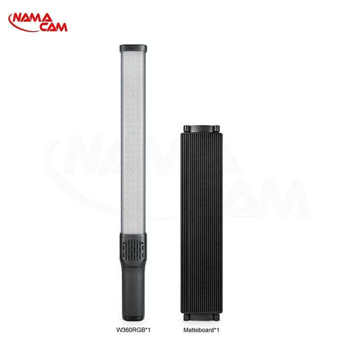 نور باتومی RGB همراه با شیدر Vloglite W360 RGB Tube Light/نماکم