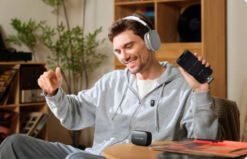 Hollyland LARK A1 Mini Duo 2-Person Wireless Microphone/نماکم