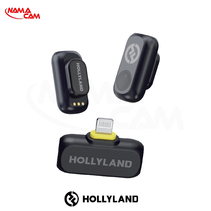 میکروفون بی‌سیم دو نفره Hollyland LARK A1 Mini Duo با کانکتور لایتنینگ/نماکم